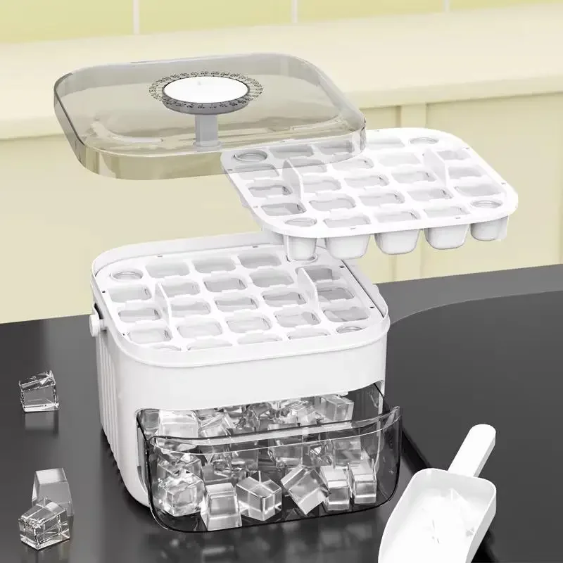 이지프레스 캡이 있는 큐브 제빙기 대용량 이중층 가정용 - Food Storage Equipment 리뷰 및 가격