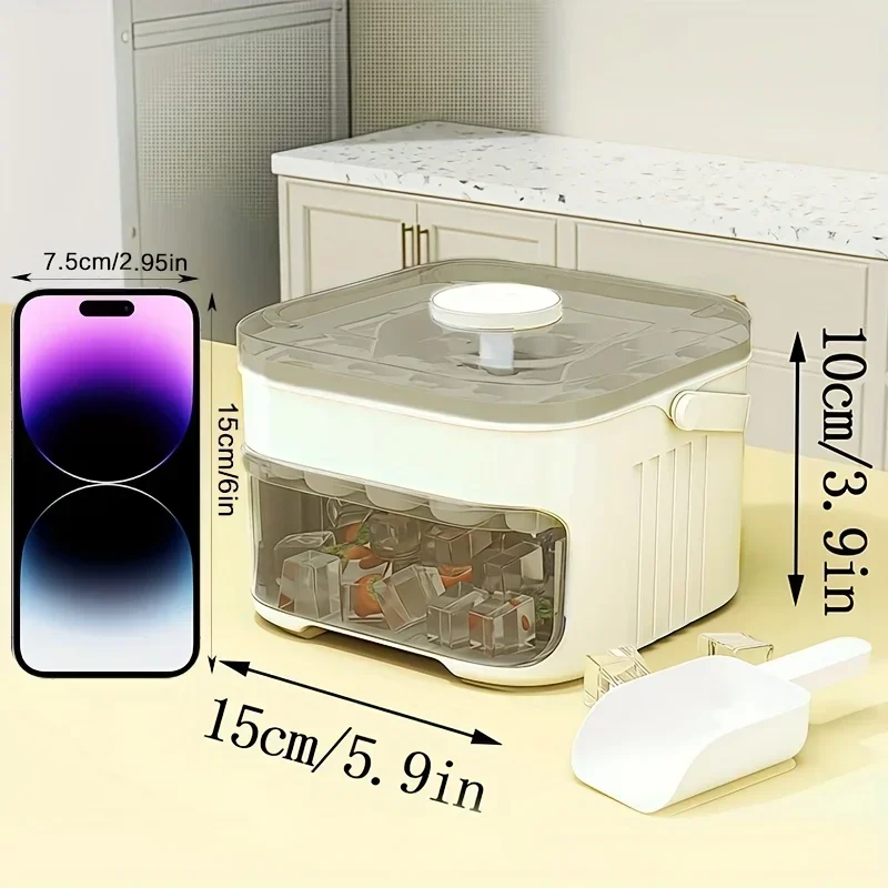 이지프레스 캡이 있는 큐브 제빙기 대용량 이중층 가정용 - Food Storage Equipment 리뷰 및 가격