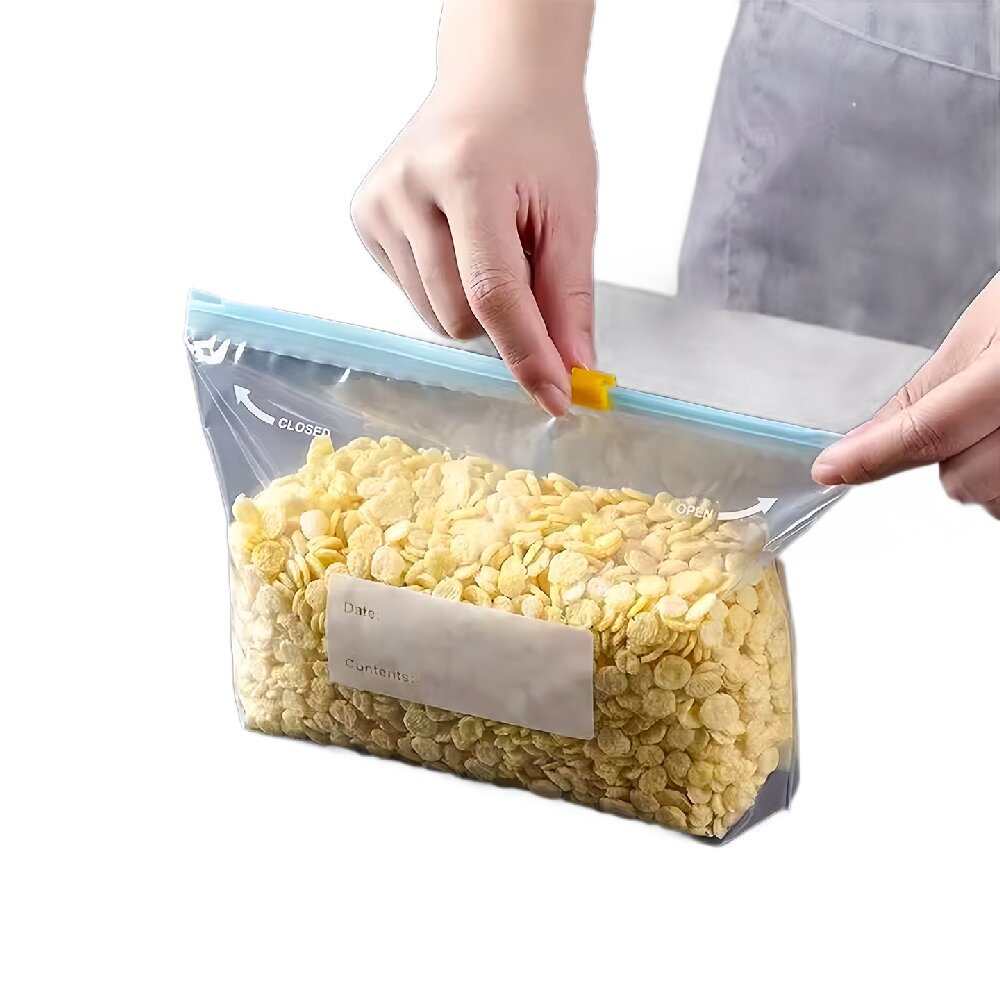 15/30/45Pcs 재사용 가능한 식품 등급 밀봉 지 - Food Storage Ziploc Bags 리뷰 및 가격