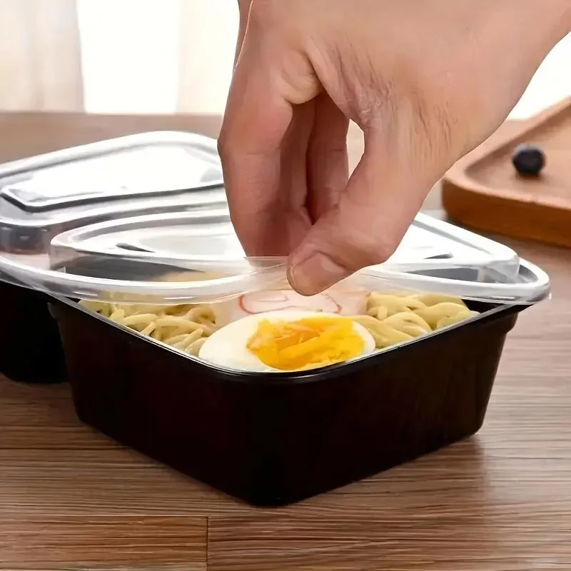 10 세트 뚜껑이 있는 일회용 식품 상자 전자레인지 식 - Food Storage Quart 리뷰 및 가격