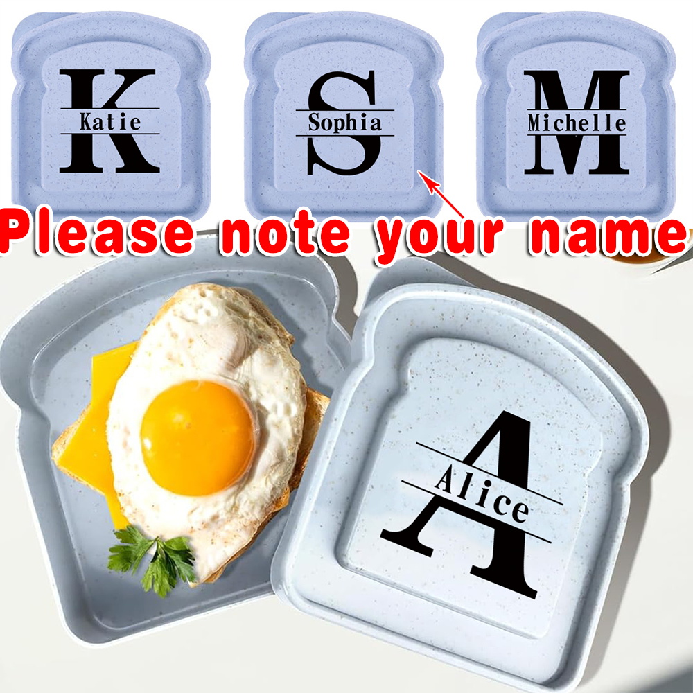 맞춤형 이름 토스트 신선도 보존 샌드위치 빵 도시락 용 - Food Storage Name 리뷰 및 가격