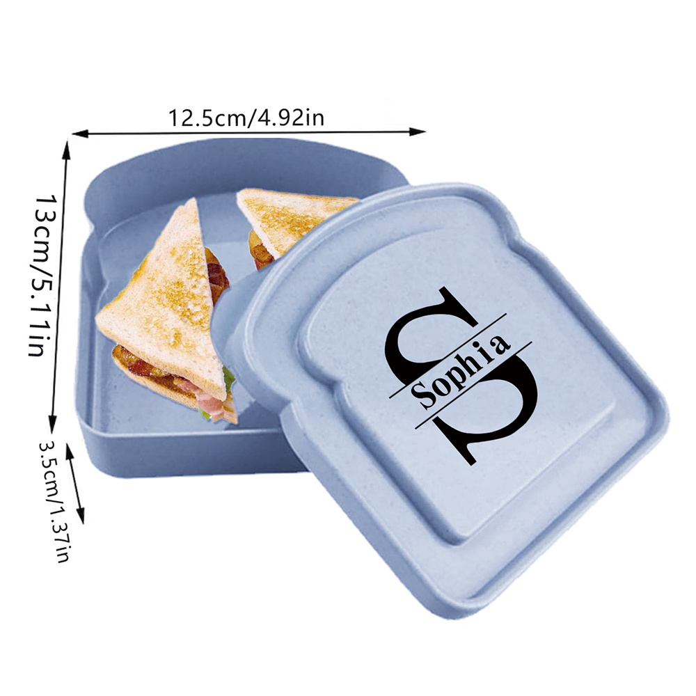 맞춤형 이름 토스트 신선도 보존 샌드위치 빵 도시락 용 - Food Storage Name 리뷰 및 가격