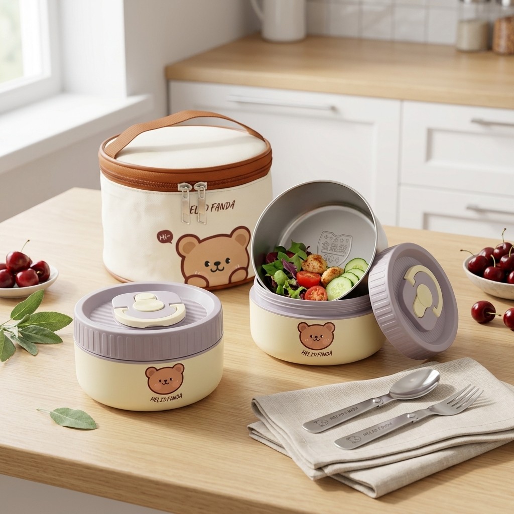 304 스테인리스 스틸 어린이용 도시락통, 누수 방지  - Food Storage Quart 리뷰 및 가격